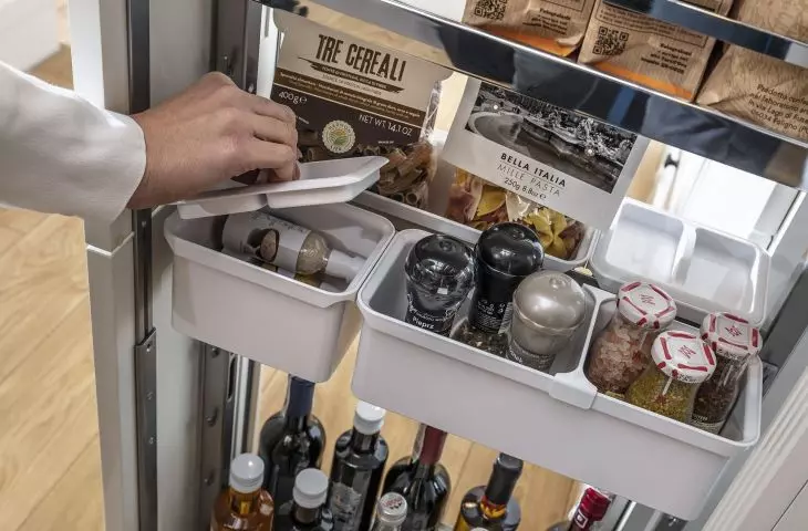 Plastic containers will make it easier to organize products  