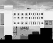 Projekt budynku mieszkalno-usługowego, elewacja