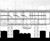 Design of residential and commercial building, cross-section 