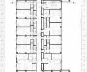Design of residential and commercial building, level 3 plan