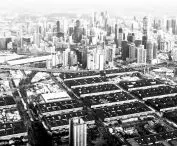 Widok na Melbourne wraz z proponowanymi obiektami
