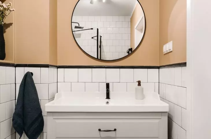 Interior of one of the bathrooms
