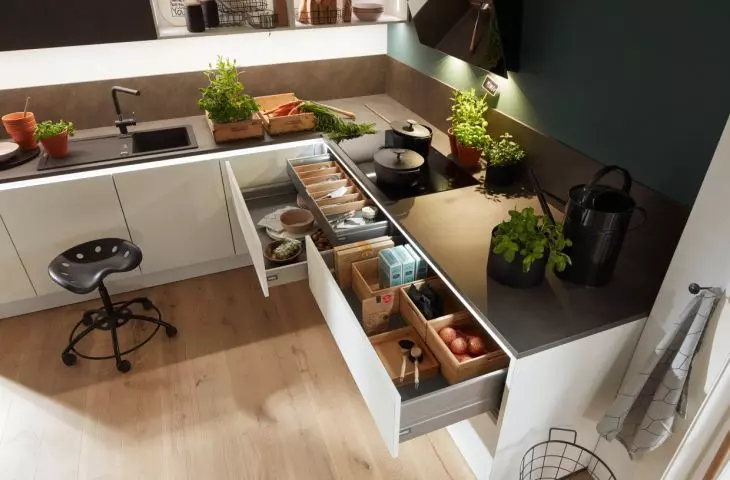 How you use your kitchen determines the number and type of cabinets