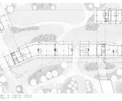 Architecture as a frame, first floor plan