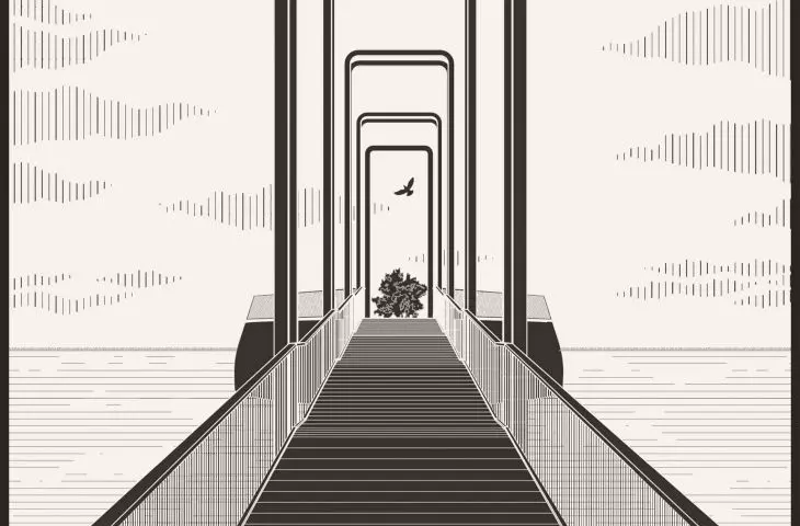 grafika „Droga”