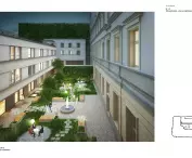New courtyard