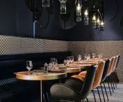 The arrangement also refers to the industrial style of the
