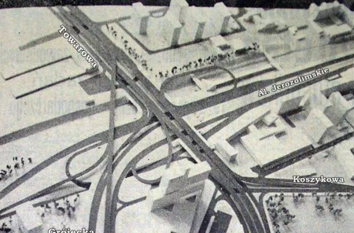 Makieta Placu Zawiszy, 1972