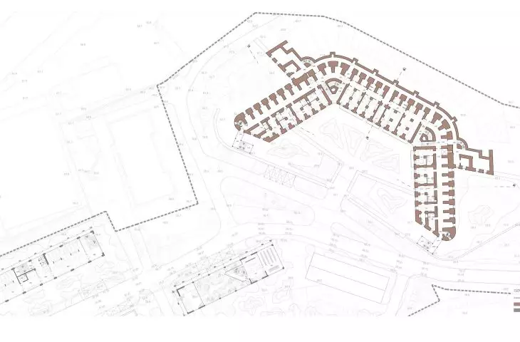 Adaptation of Fort St. James in Toruń, plan of level +1