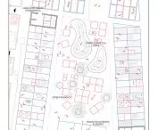 site plan; plaza, upper part