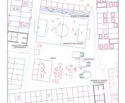 site plan; plaza, lower part
