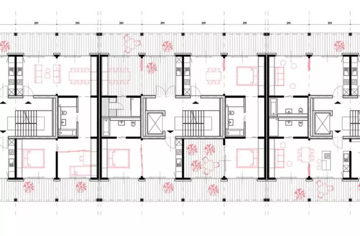 a fragment of the projection of the new part