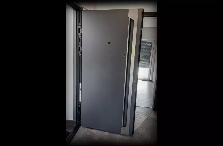 concealed hinge and pocket handle