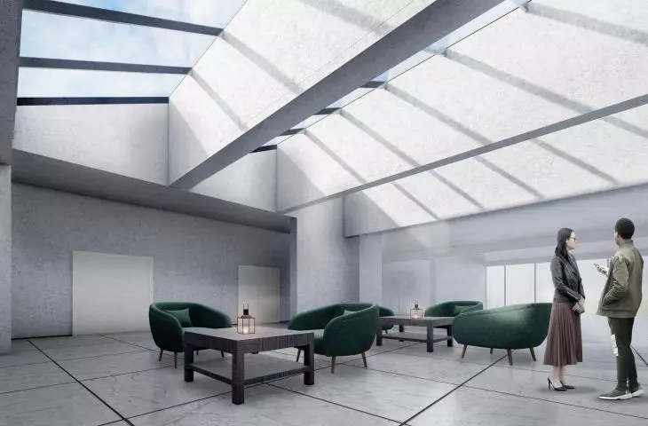 The top floor is for minority representatives