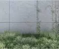 Stone slabs were used on the facade