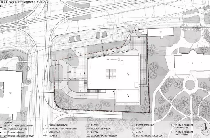 Design of the Center for Intercultural Dialogue, Land Use Plan