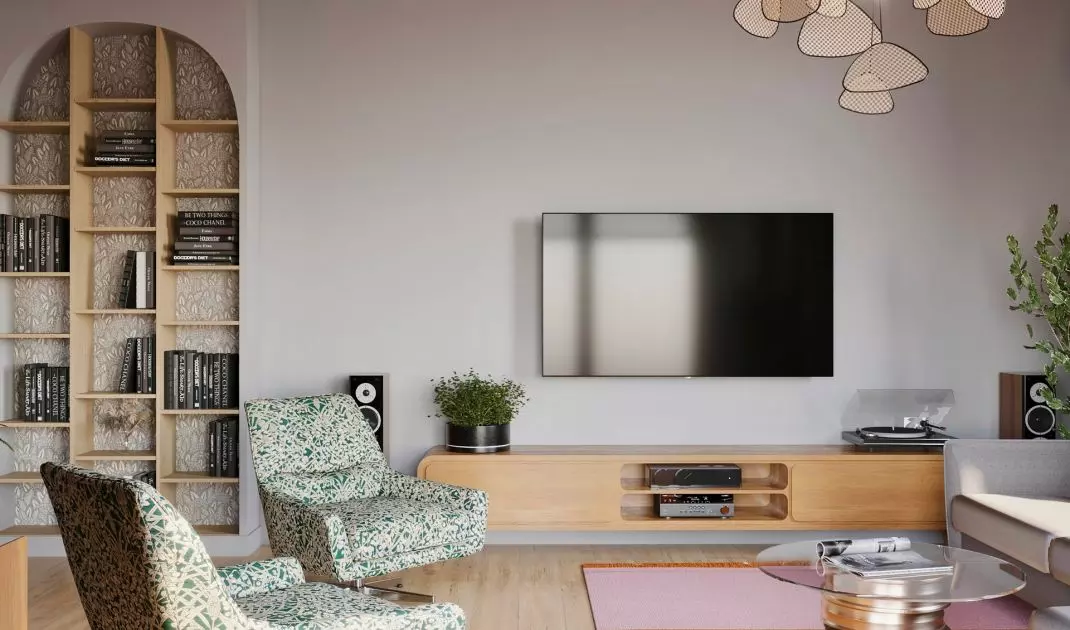 Choose furniture with an interesting form 