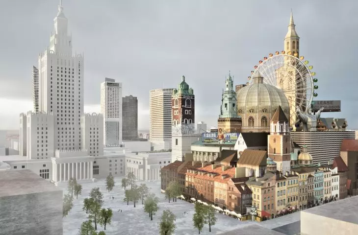 propozycja budynku Muzeum Sztuki Nowoczesnej godzącego oczekiwania większości Polaków