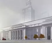 propozycja estetyki budynku Muzeum Sztuki Nowoczesnej w Warszawie 