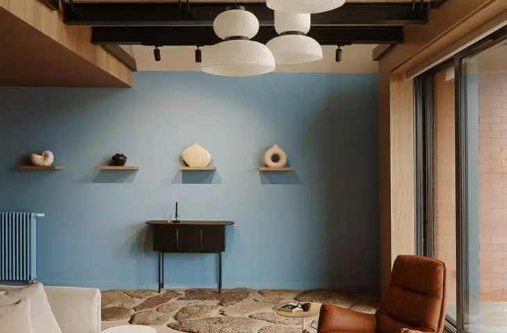 In the interior, the architects combined inspirations from Poland, the United States and Japan