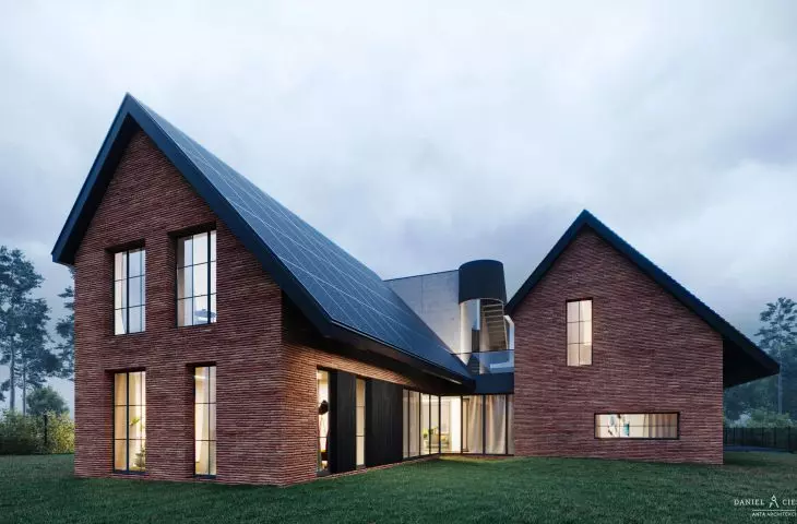 House with SunRoof roof