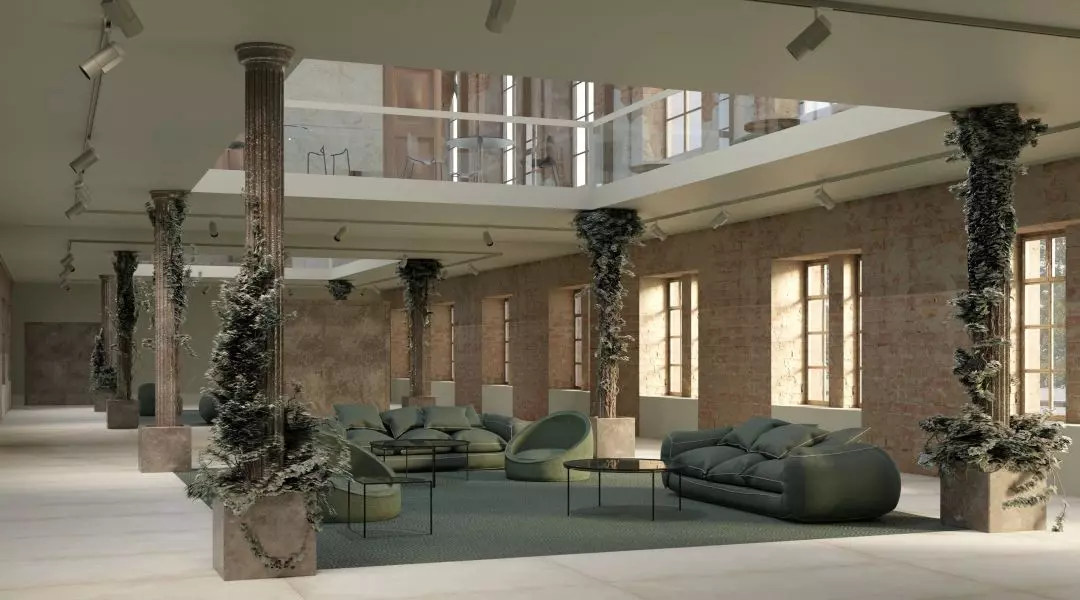 Nagroda Główna, proj.: „Przestrzeń kontemplacji z funkcją wystawienniczą i kawiarnią”