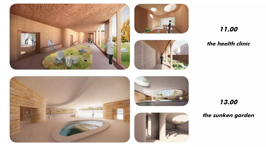 Wyróżnienie (ex aequo), proj.: „Healing House”