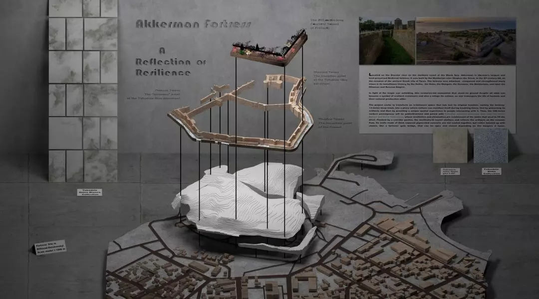 Wyróżnienie (ex aequo), proj.: „Akkerman Fortress: A Reflection of Resilience”