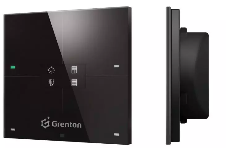Grenton Smart Panel l w kolorze czarnym