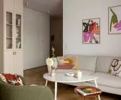 widok z salonu na przedpokój 