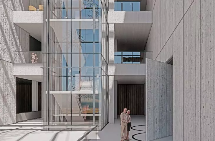 Projekt Centrum badań nad zmianami klimatu, foyer