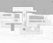 Projekt Centrum badań, rzut poziomu -1