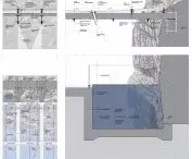 Projekt Centrum badań nad zmianami klimatu, detal świetlika dachu