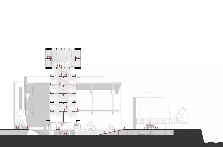Centreje project, cross-section