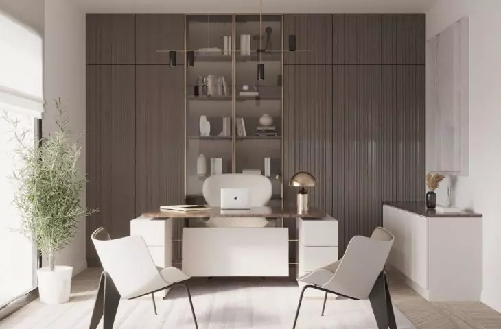 The house has room for an office