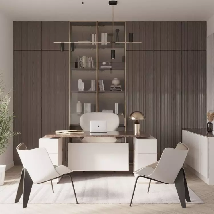 The house has room for an office