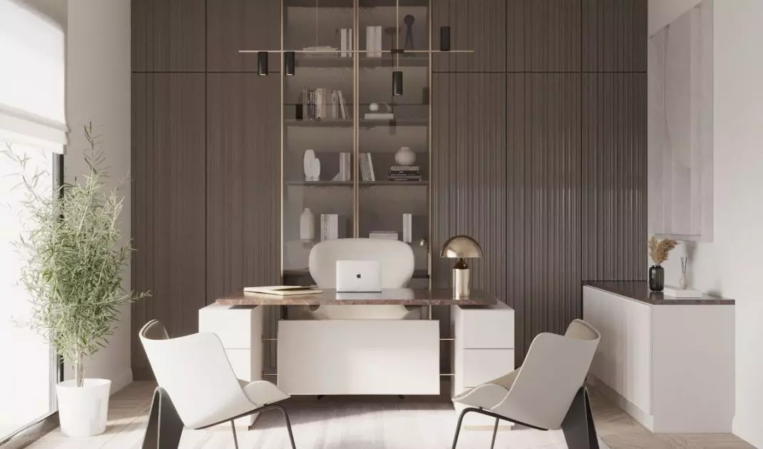 The house has room for an office