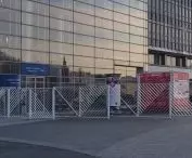 A new, visually invasive, fence dividing the MTP space.
