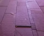 Damaged MTP plaza floor - December 2022.