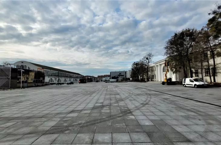 PWK Square, view from the north facing the convention center