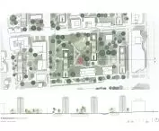 Masterplan Osiedla Za Żelazną Bramą i przekój