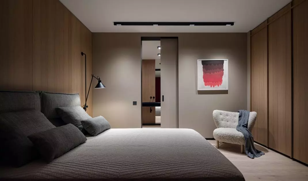 Atmospheric lighting creates a relaxing mood