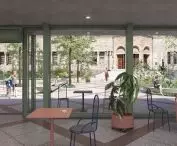 Courtyard in front of CK Zamek in Poznań - arrangement project
