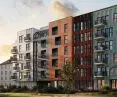 Residential building at 68 Garbary Street in Poznań, visualization