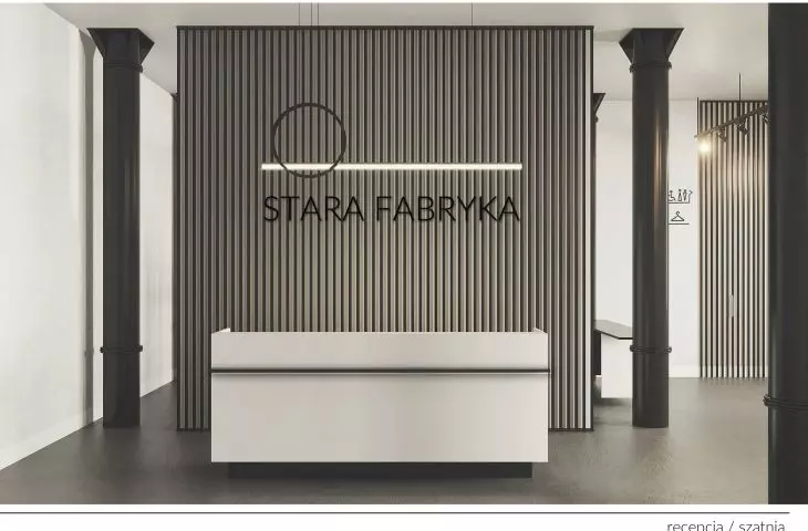 Stara Fabryka, wizualizacja recepcji