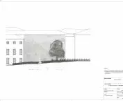 Old Factory, B-B cross-section of the site