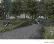 Stara Fabryka, widok w kierunku ul. Zamkowej