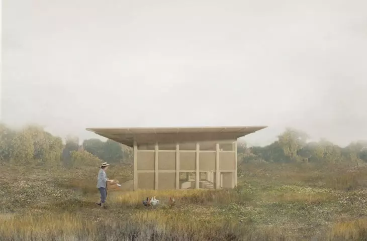 Grounded House is dug into the ground