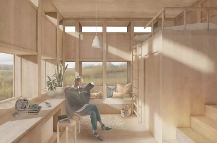 Grounded House is full of natural light