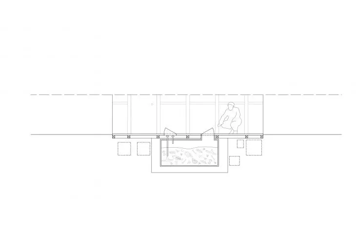 Grounded House, diagram showing use of biogas